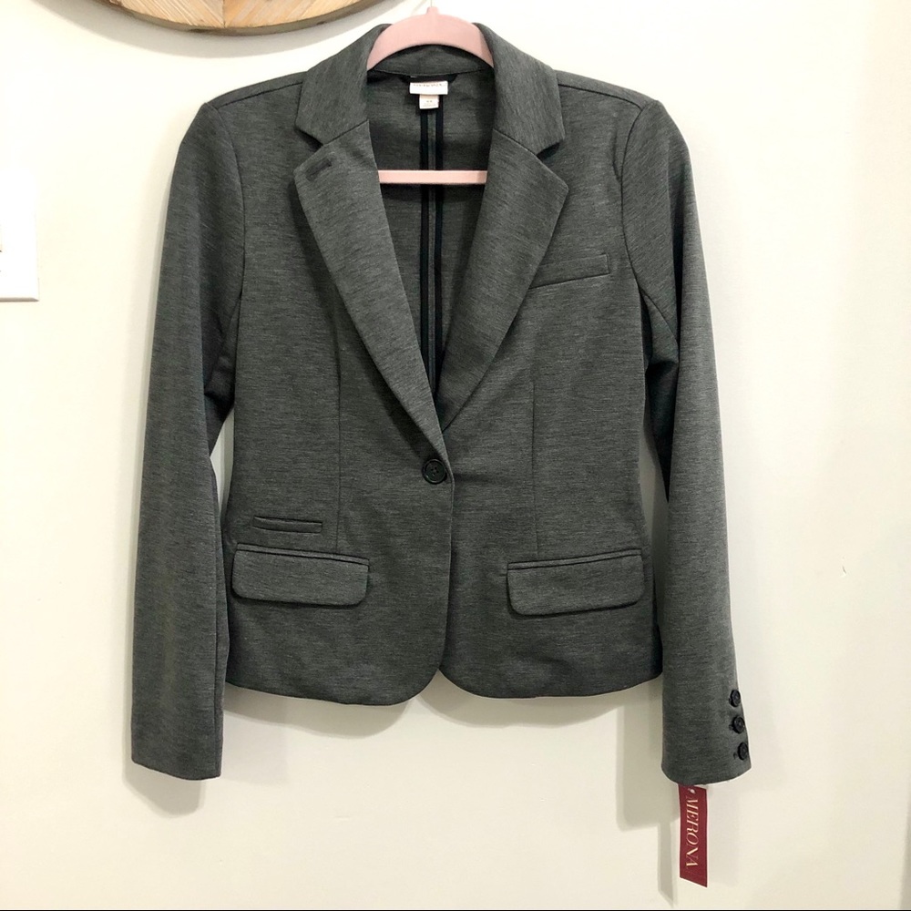 Brand new heather gray blazer